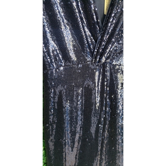61. Anthropologie Twist-Front Sequin Dress - Picture 6 of 8